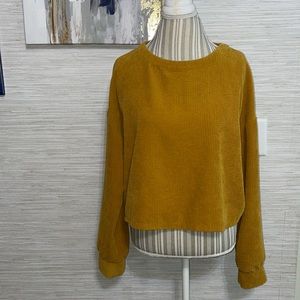 Shein corduroy cropped sweater